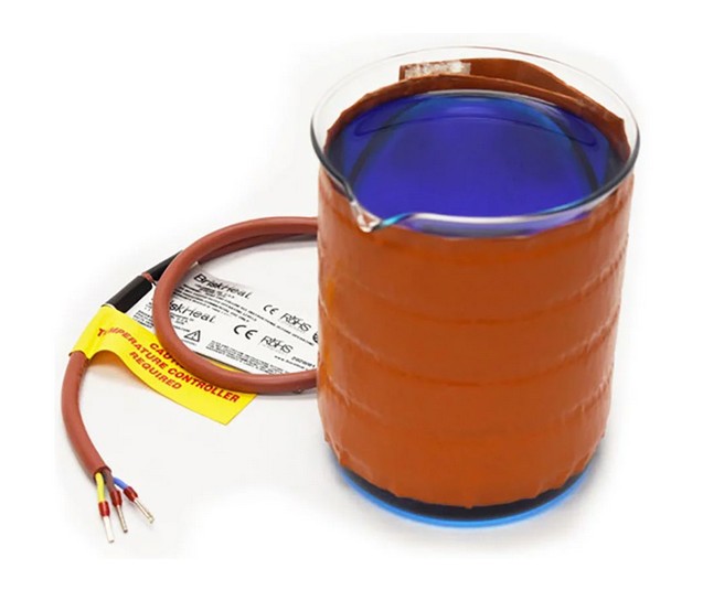 BriskHeat Silicone Rubber Griffin Beaker Heaters