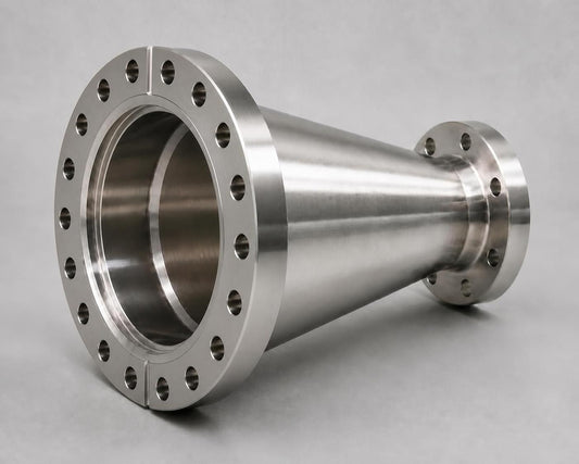 DN100CF to DN63CF conical reducer