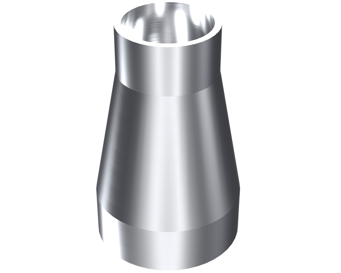 1.5" to 1.0" weldable conical reducer (unflanged)