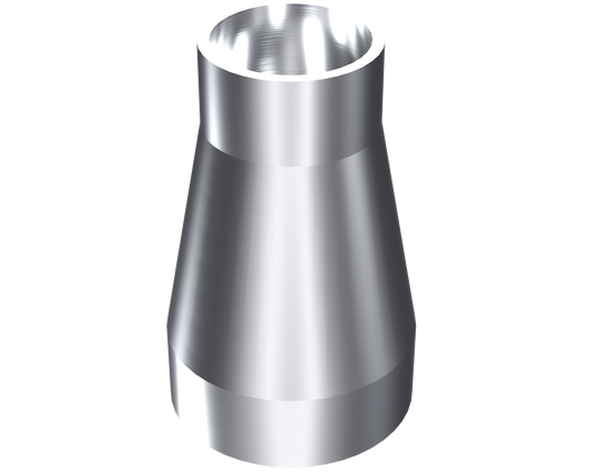 1.5" to 1.0" weldable conical reducer (unflanged)