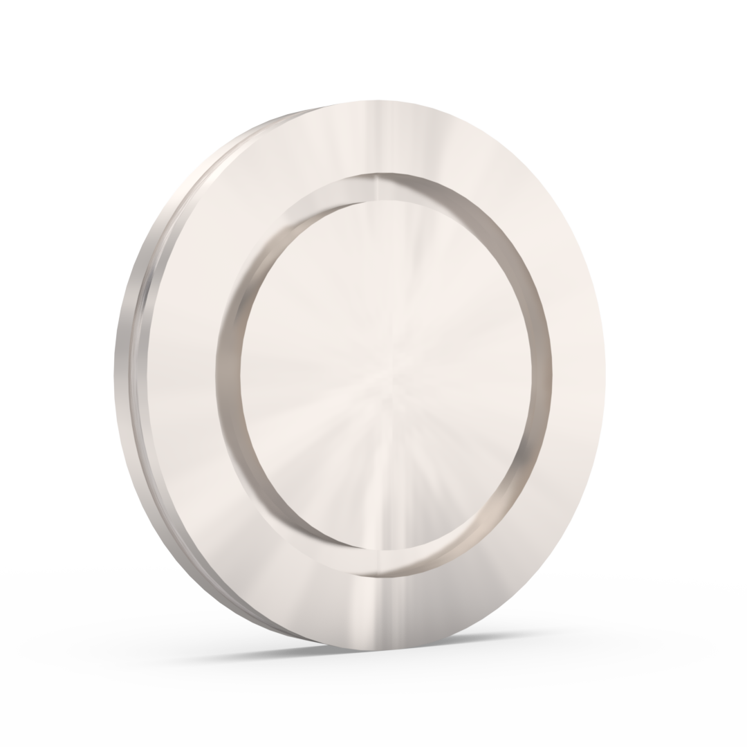 ISO-K fixed blank flanges in 304L stainless steel