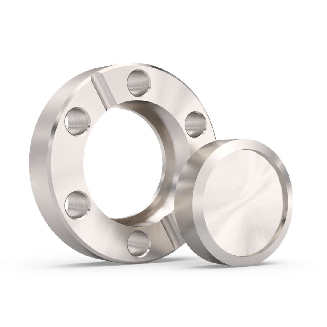 CF rotatable blank flanges in 304L stainless steel