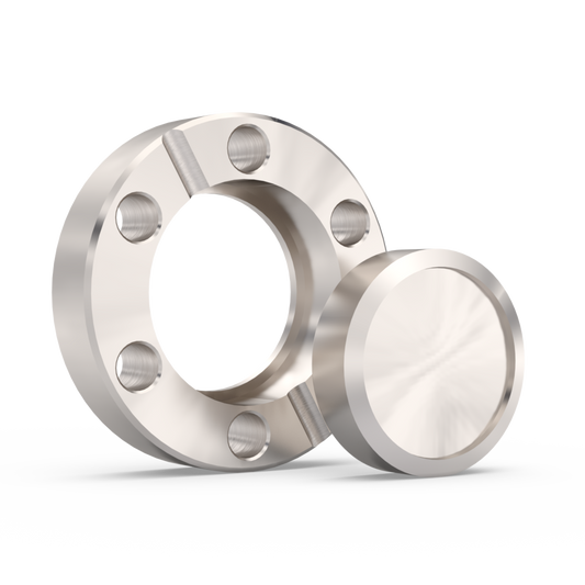 CF rotatable blank flanges in 304L stainless steel