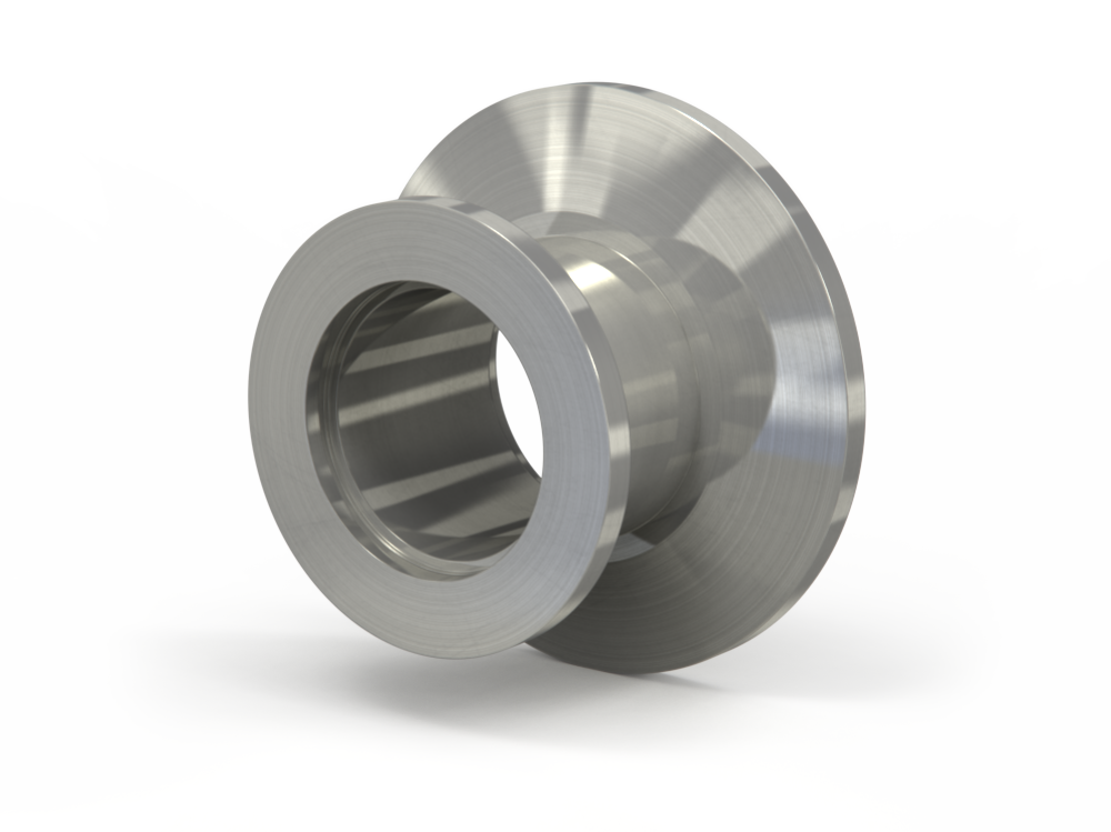 KF40R25-304 NW40 to NW25 304L stainless steel reducer